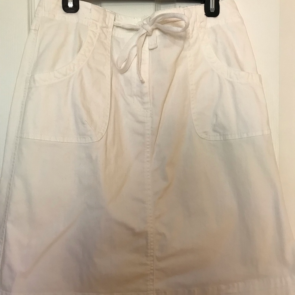 Talbots white skirt.